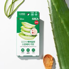 [Paul Medison] Aloe Caredermthin Spot Patch Kit _68 Count, Acne Patch, Waterproof, Blemish Cover, Skin repair _ Made in Korea